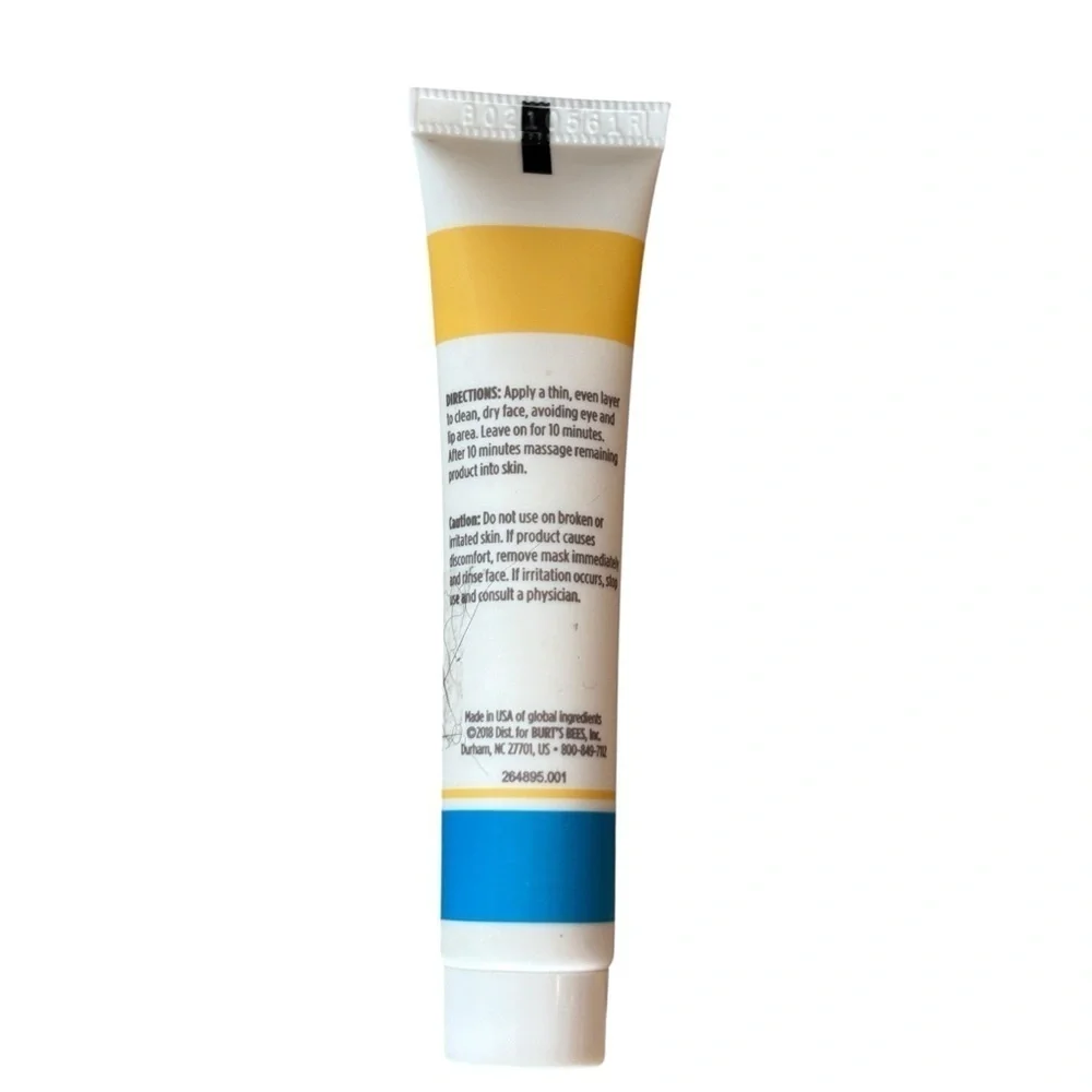 Burt's Bees Hydrating Overnight Mask Avocado Oil Prebiotics NEW .57 oz